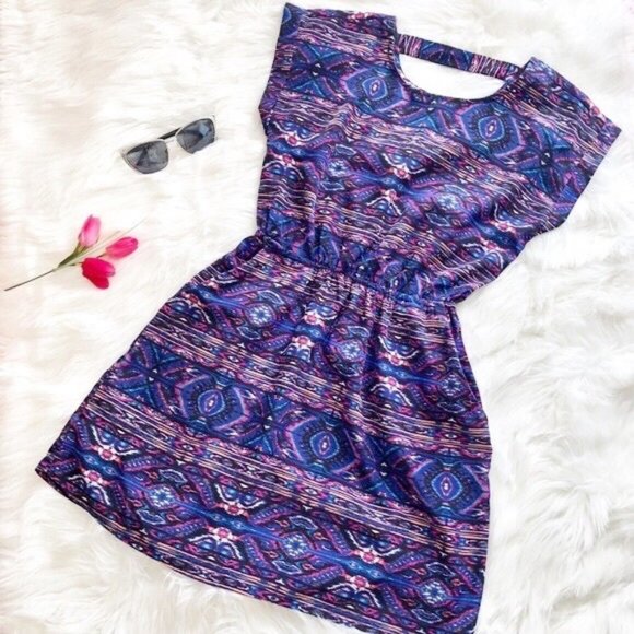 Pink Republic Dresses & Skirts - Pink Republic Pocket Casual Dress Aztec Small